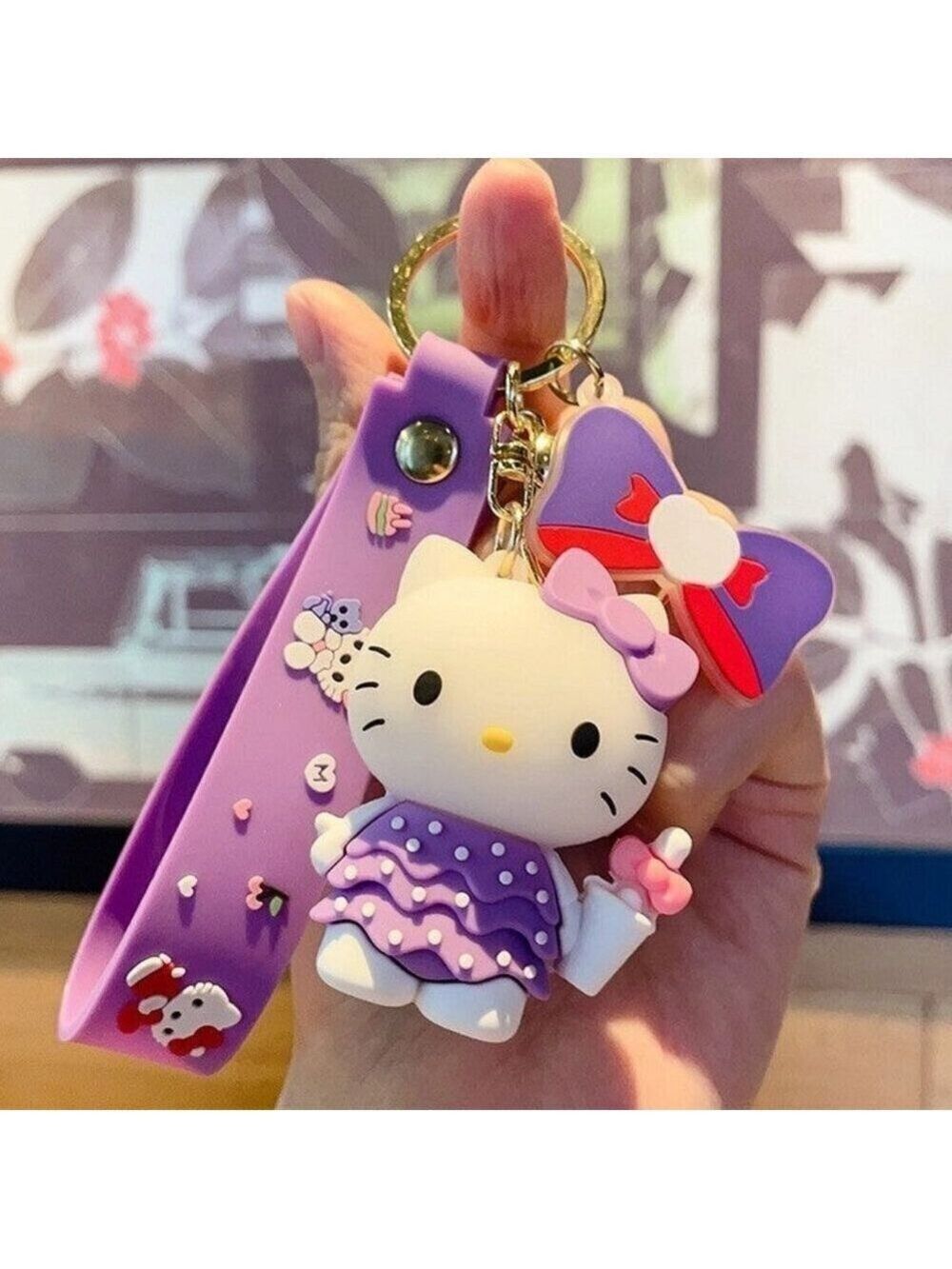 Hello Kitty Collectible Charm Keychain